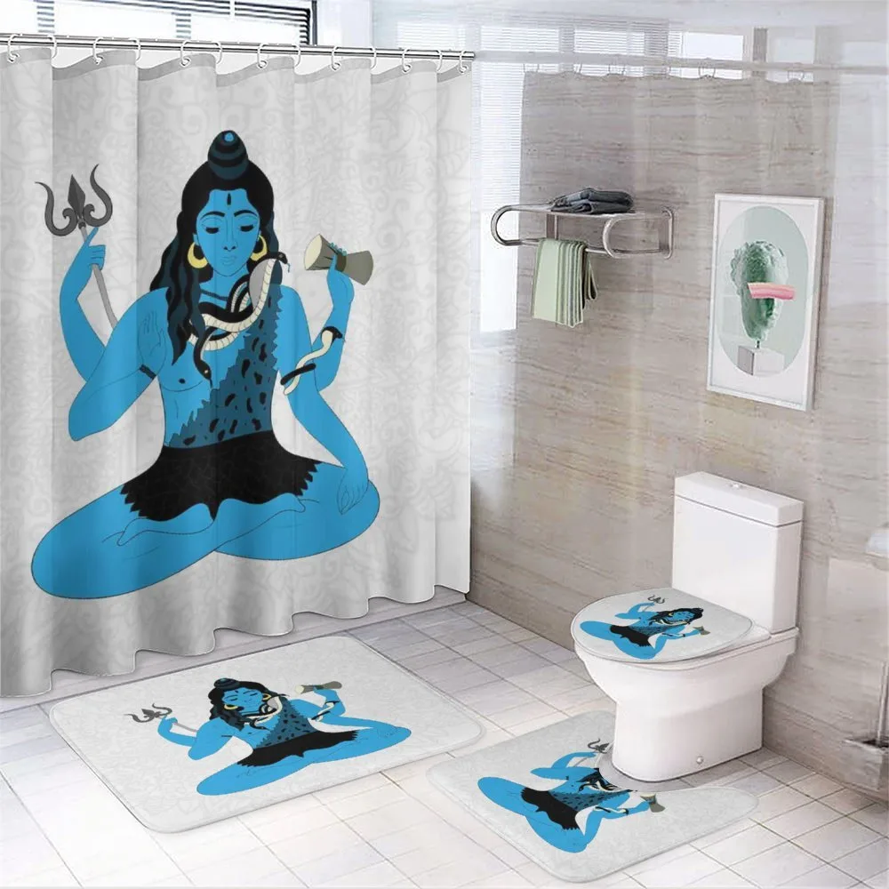 Mystic Figure in Yoga Pose — Your design