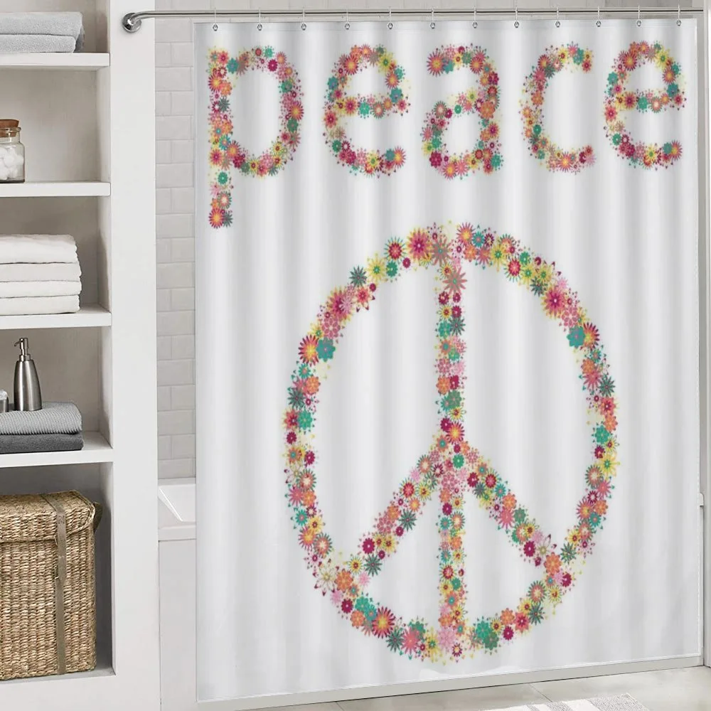 Peace Sign with Flower — Detail 4