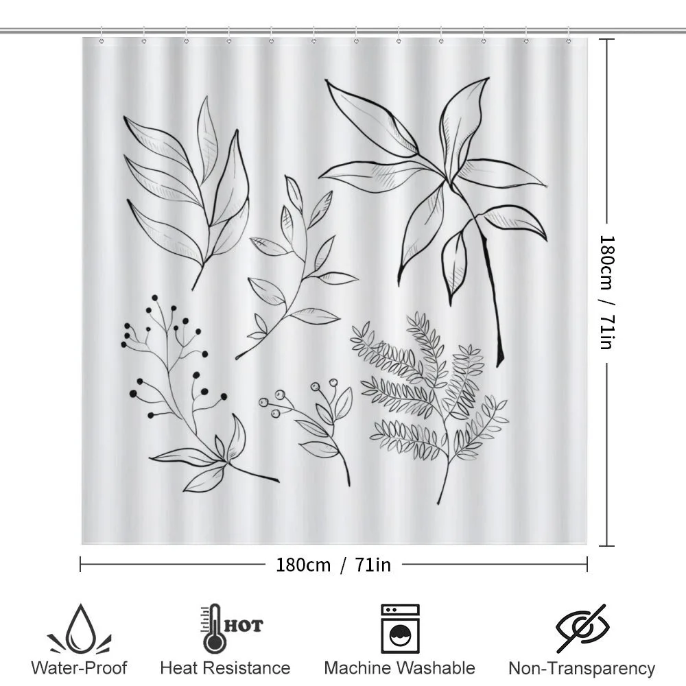 Sketched Botanical Theme — Detail 2