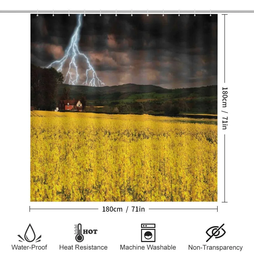 Thunderstorm over Meadow — Detail 2