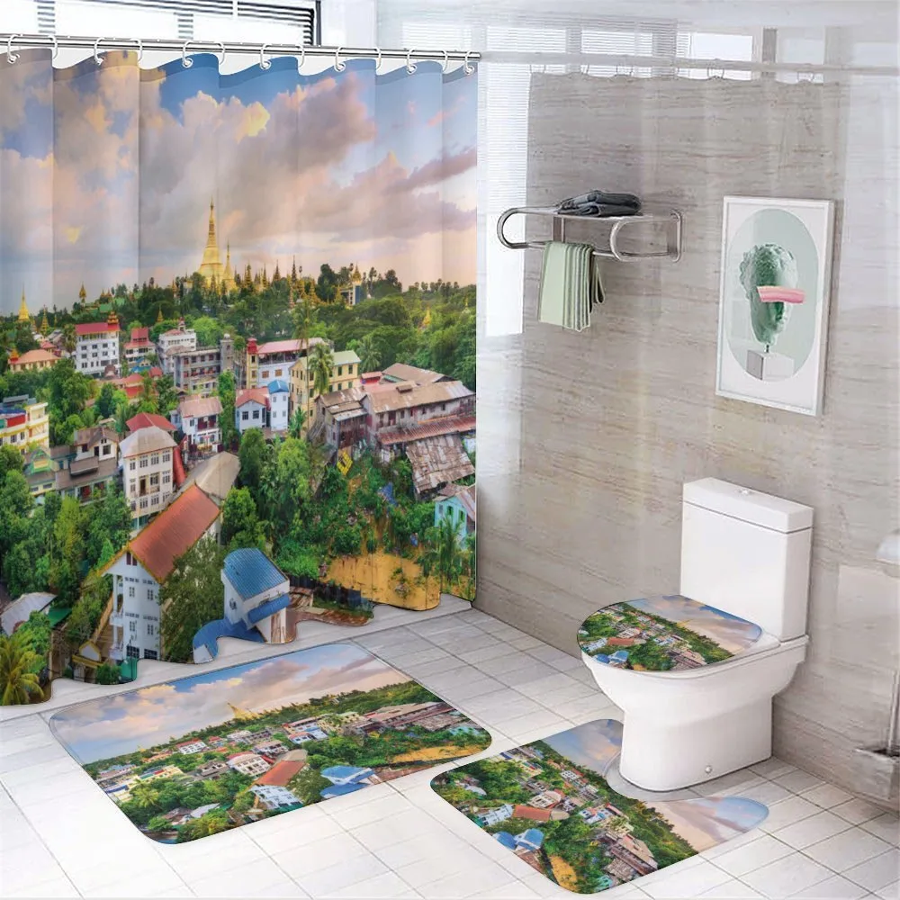 Village Skyline Scene — Your design