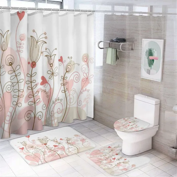 Wedding Inspired Art on a shower curtain