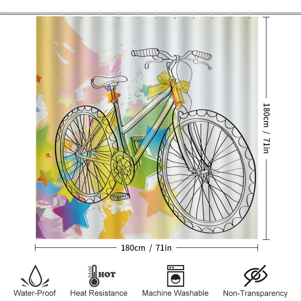 Abtract Colorful Bike — Detail 2