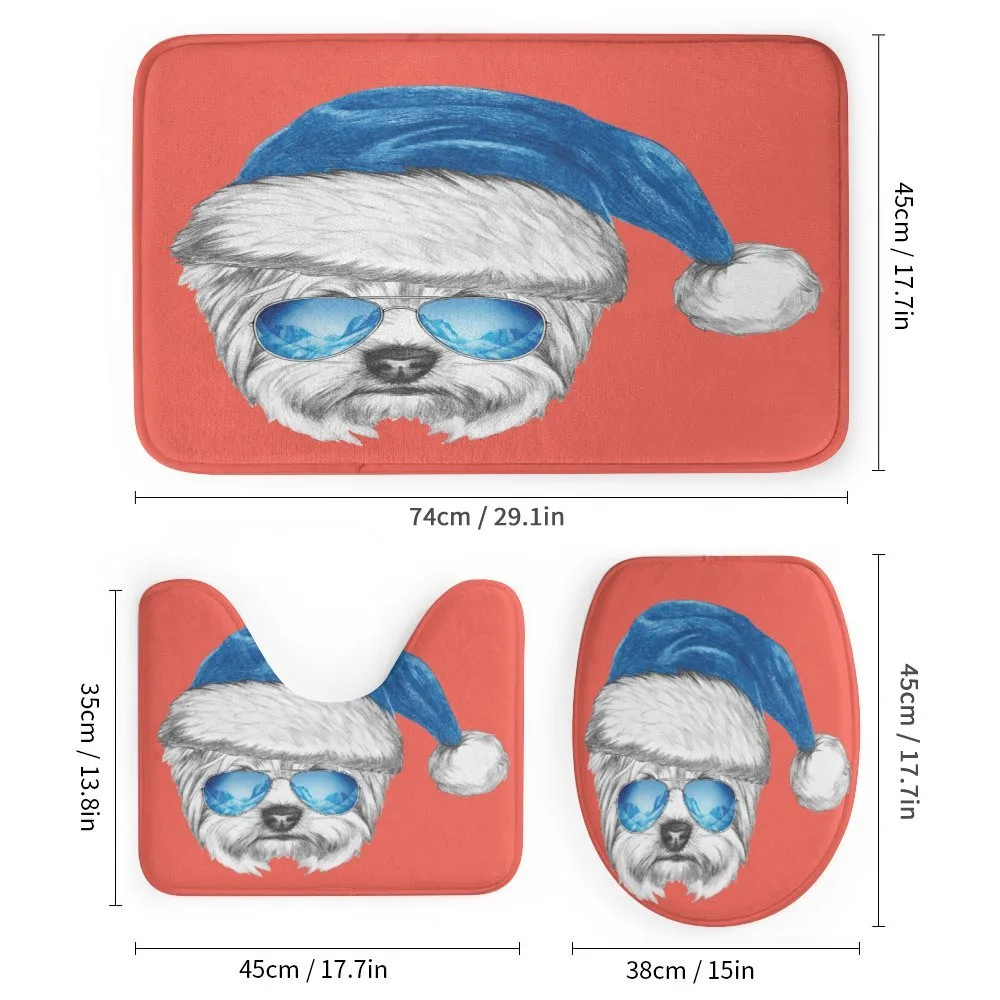 Blue Santa Hat Funny — Detail 1