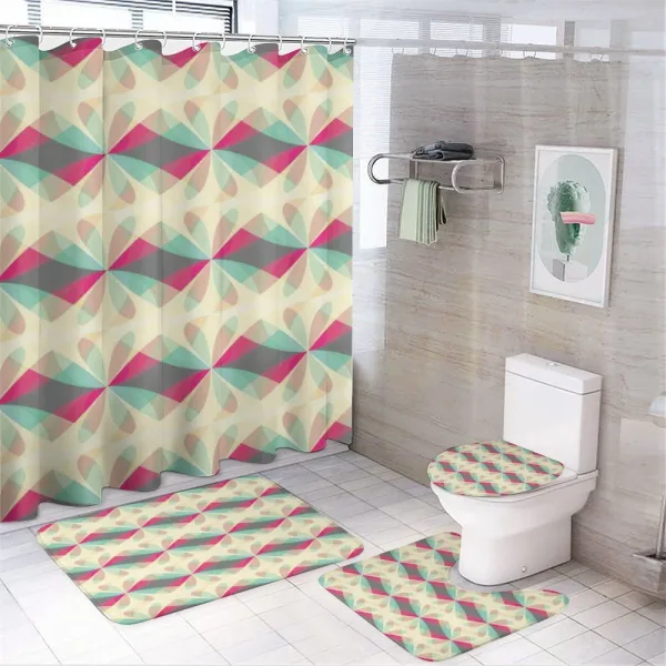 Floral Vibrant Modern on a shower curtain