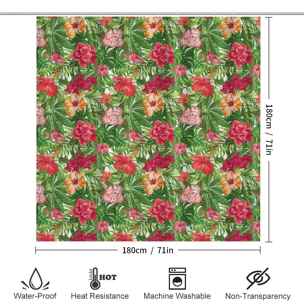 Hawaii Plumeria Hibiscus — Detail 2