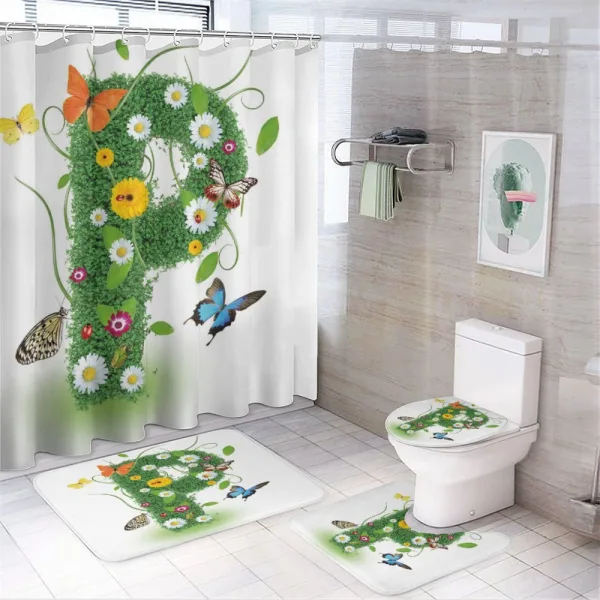 Lively Summer Wings on a shower curtain
