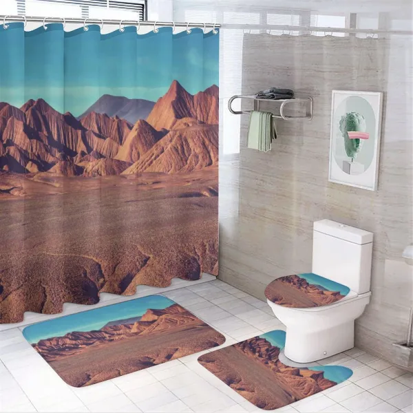 Mountain Argentina Desert on a shower curtain