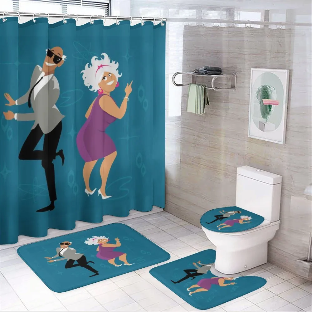 Old Couple Dancing — Your design