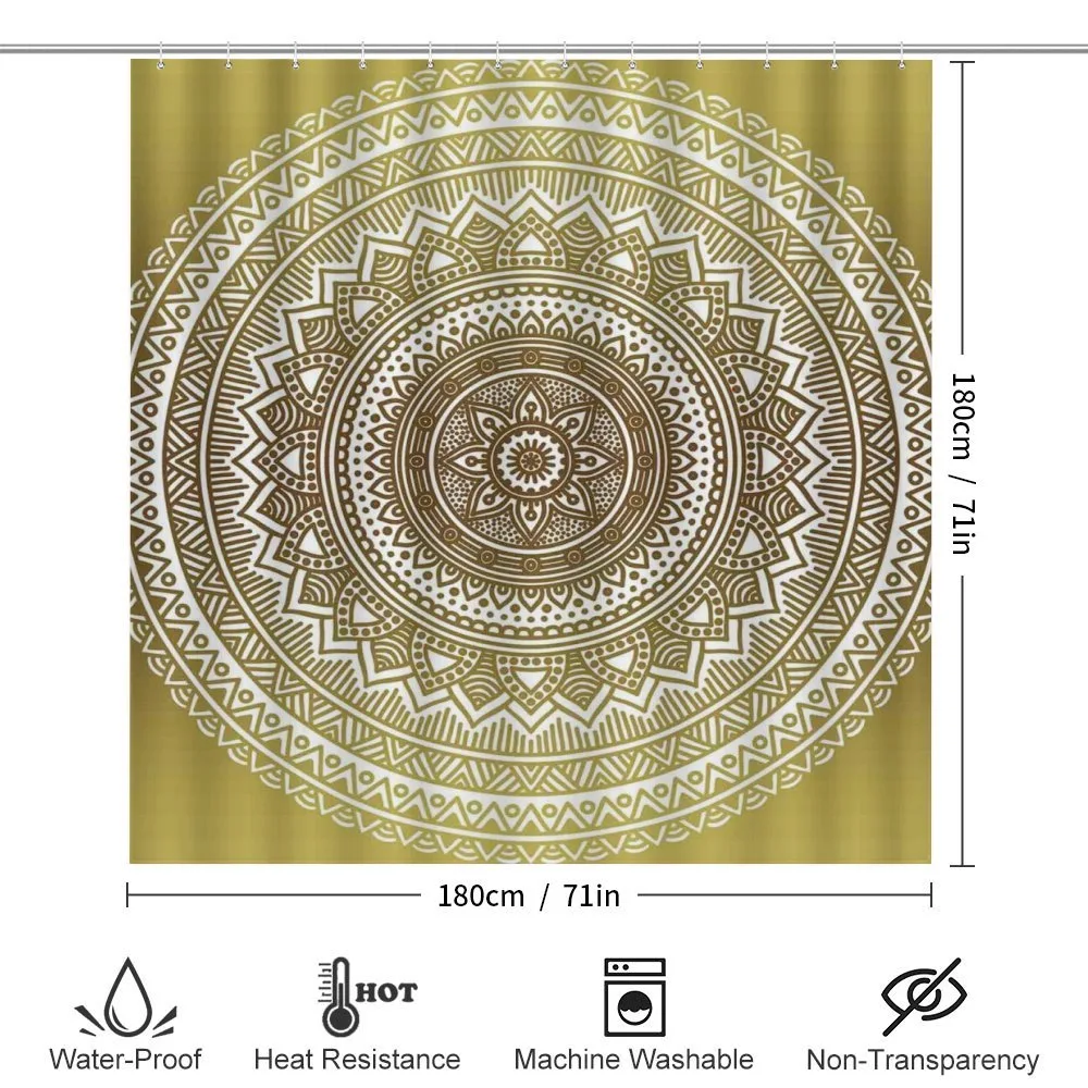 Ombre Mandala Flower — Detail 2