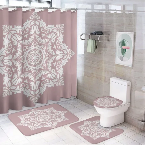Petal and Flower on a shower curtain