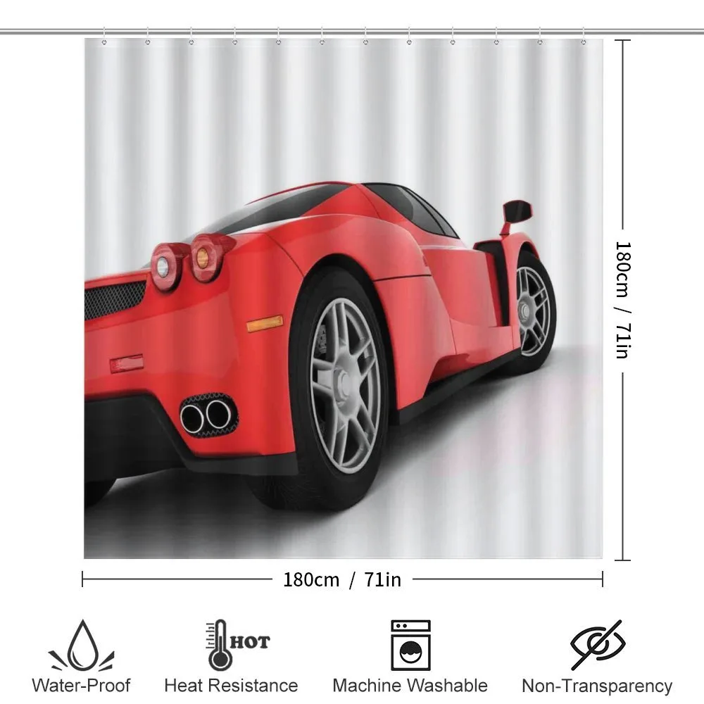 Red Super Sports Car — Detail 2