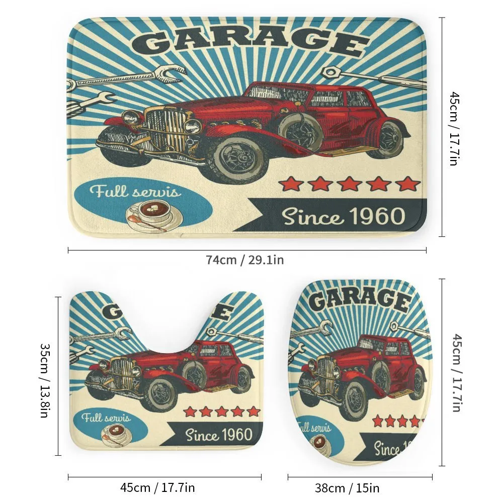 Retro Car Garage Art — Detail 1
