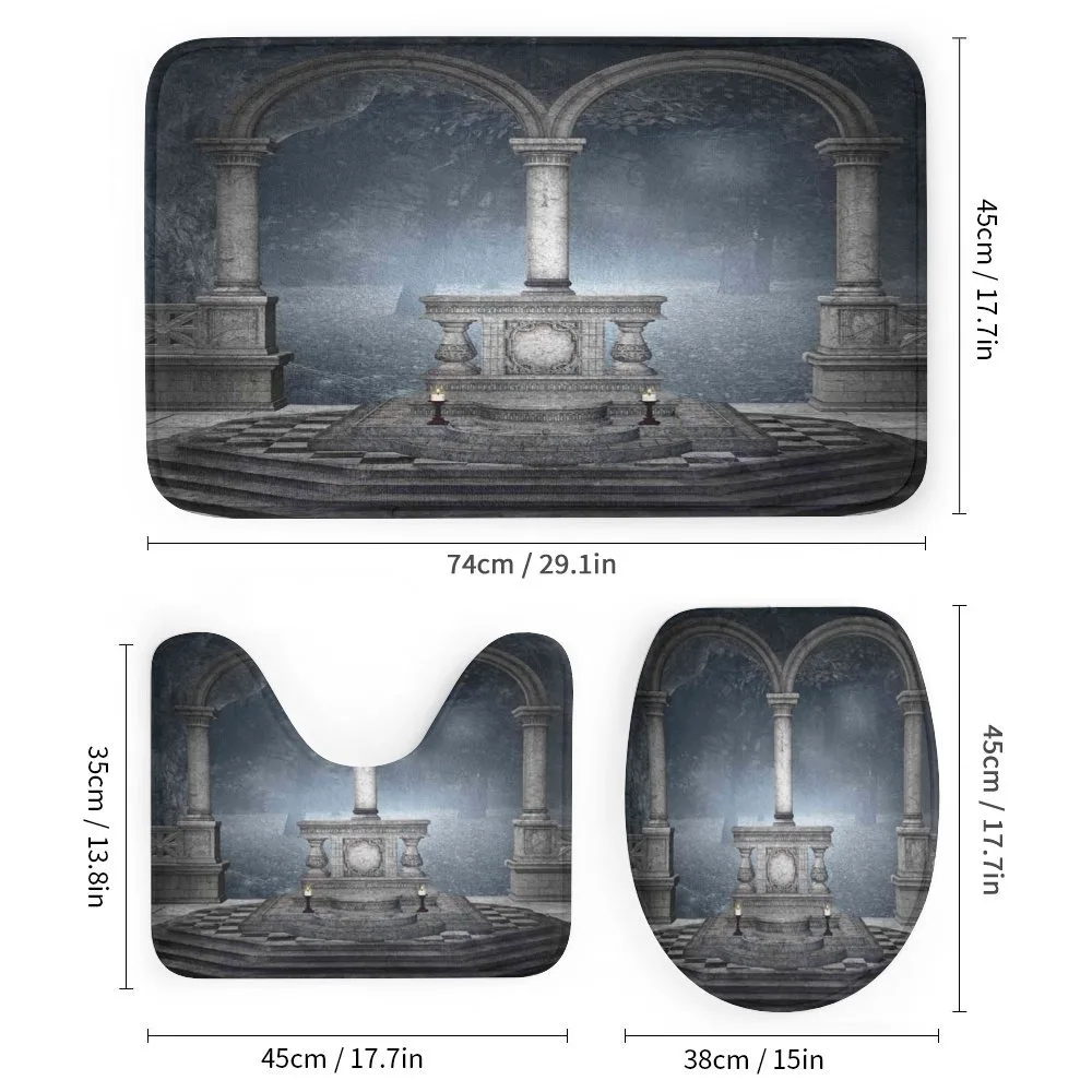 Roman Style Stone Altar — Detail 1