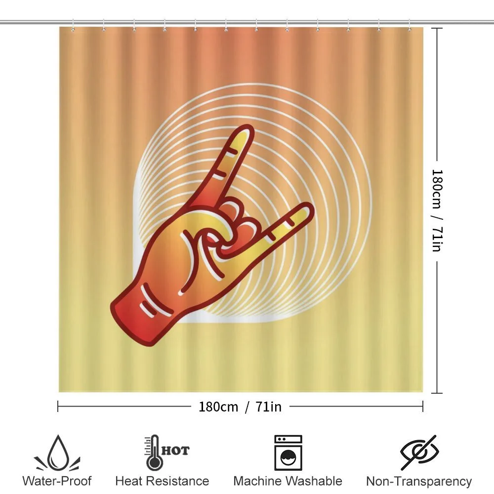 Sign of the Horns Graphic — Detail 2