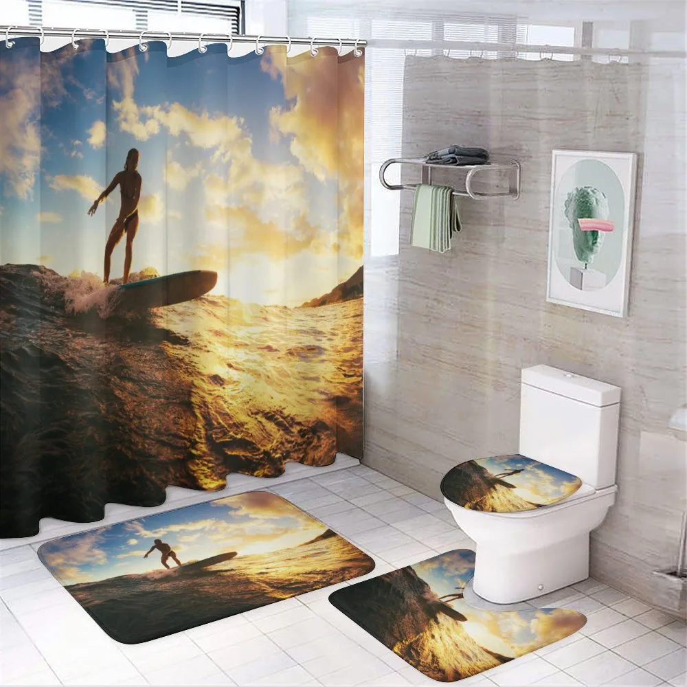 Sunset Surf Woman — Your design