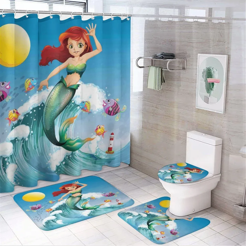 Wave with Cartoon Fish — Your design