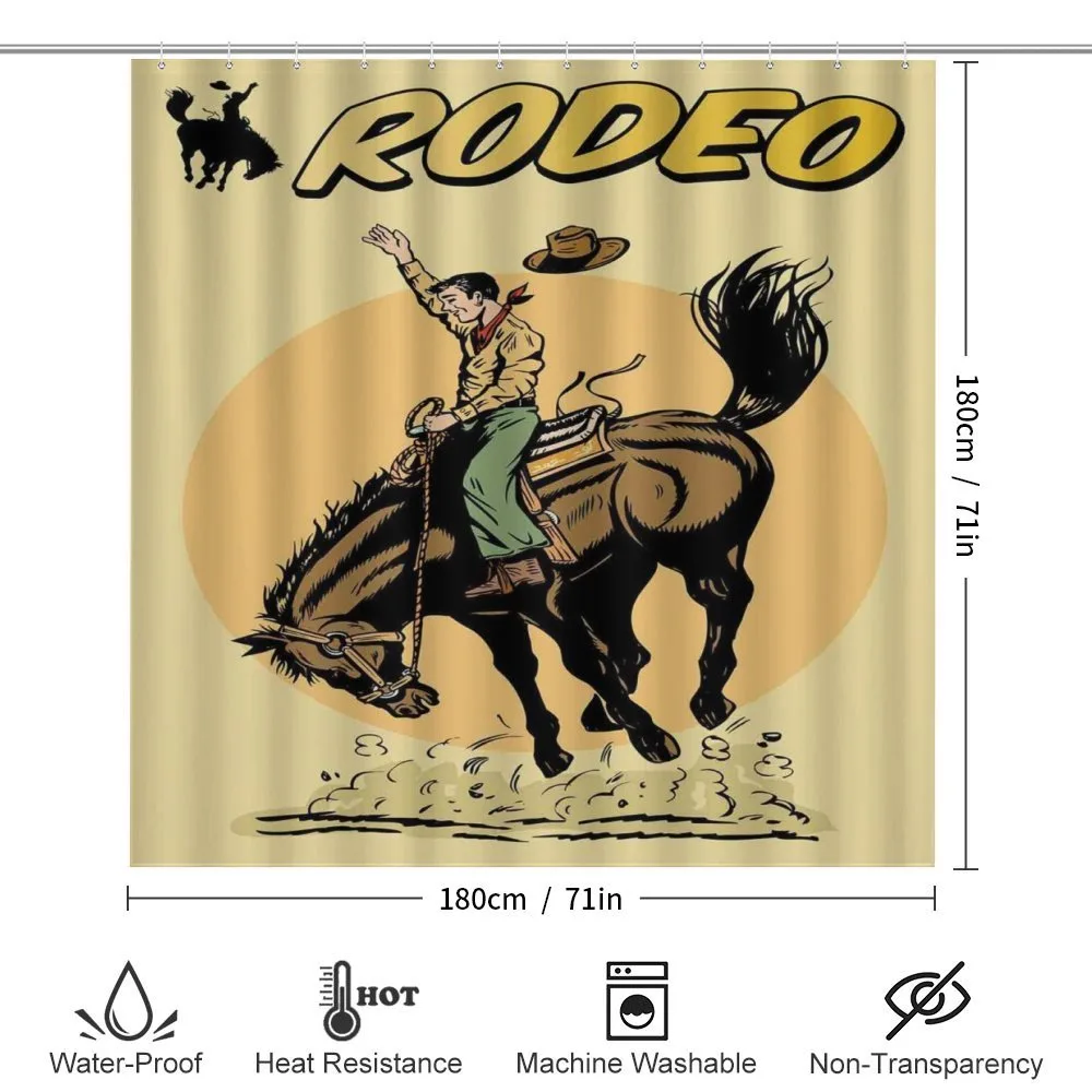 Wild Horse Rodeo Cowboy — Detail 2