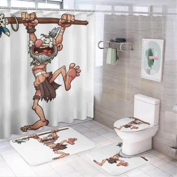Witch Doctor Magician on a shower curtain
