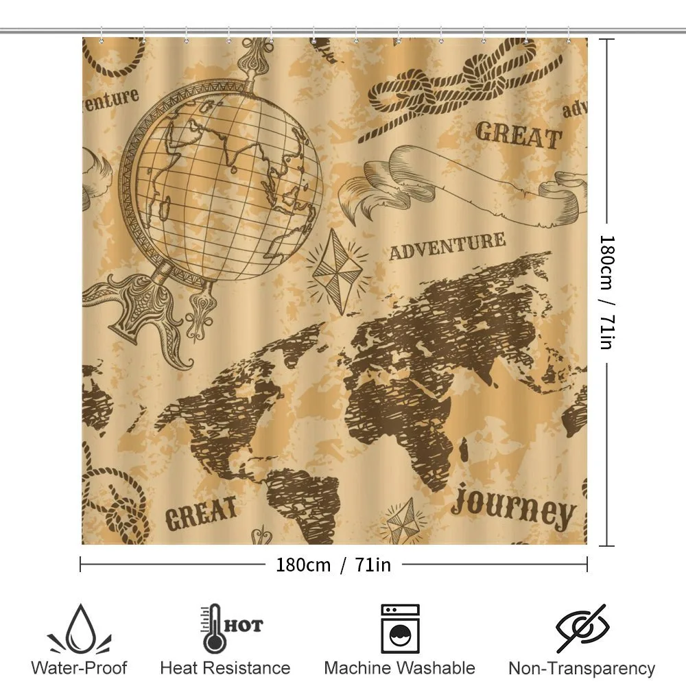World Map Rope Knots — Detail 2