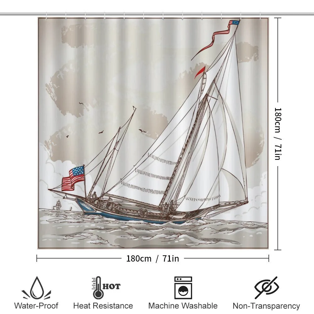 Antique American Yacht — Detail 2