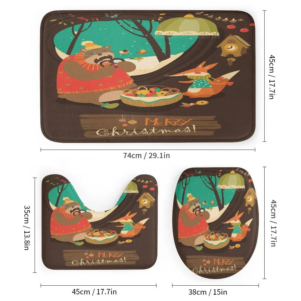 Bear and Fox Xmas — Detail 1