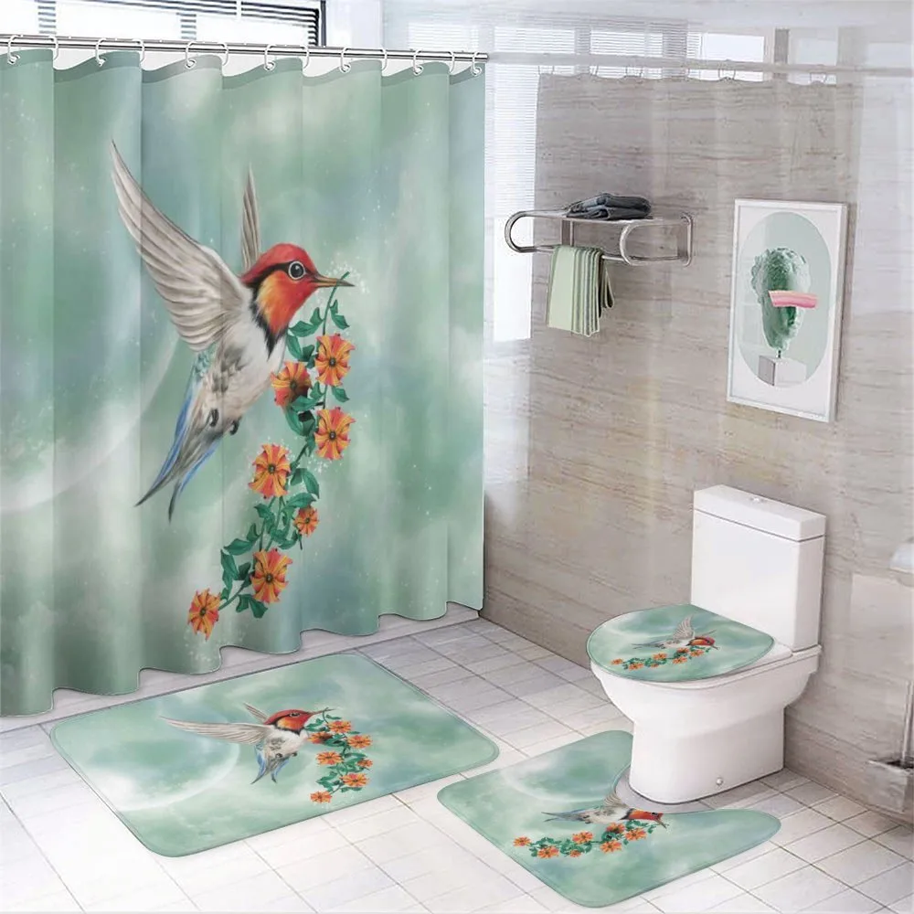 Bird with Flower Branch — Your design