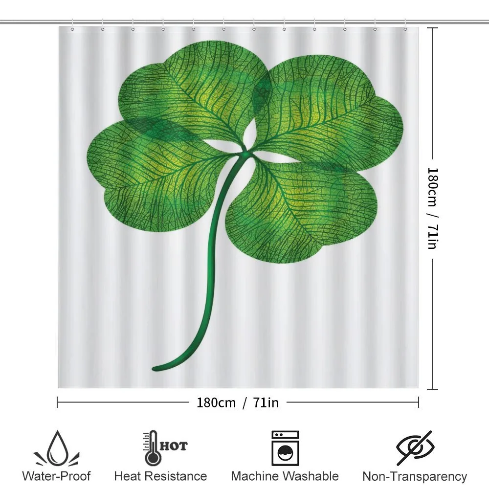 Detailed 4 Leaf Shamrock — Detail 2