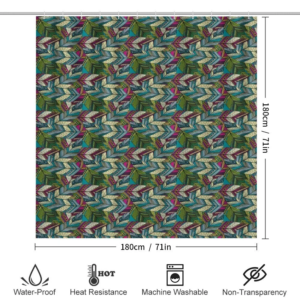 Exotic Feather Pattern — Detail 2