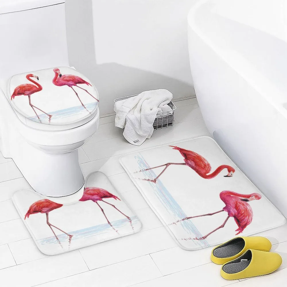 Exotic Flamingos on Sea — Detail 3