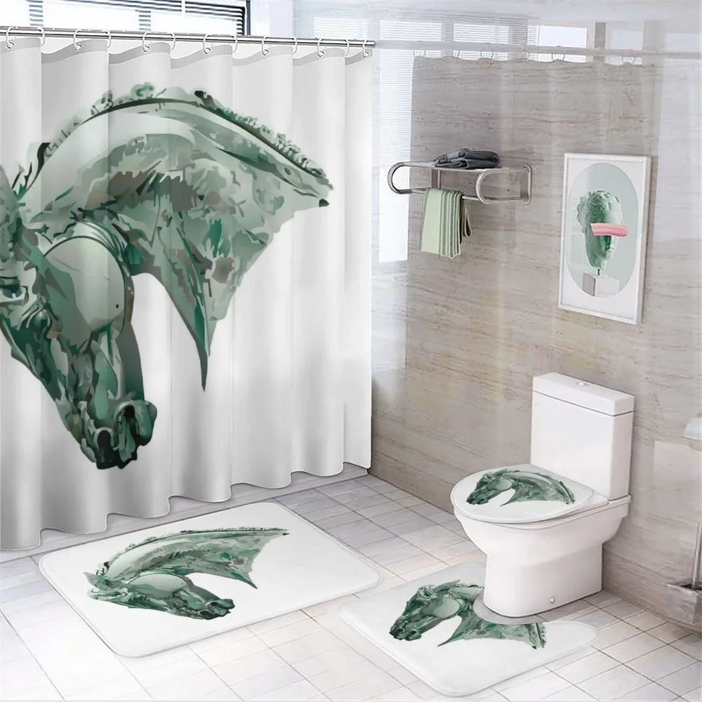 Green Stain Horse Head — Your design