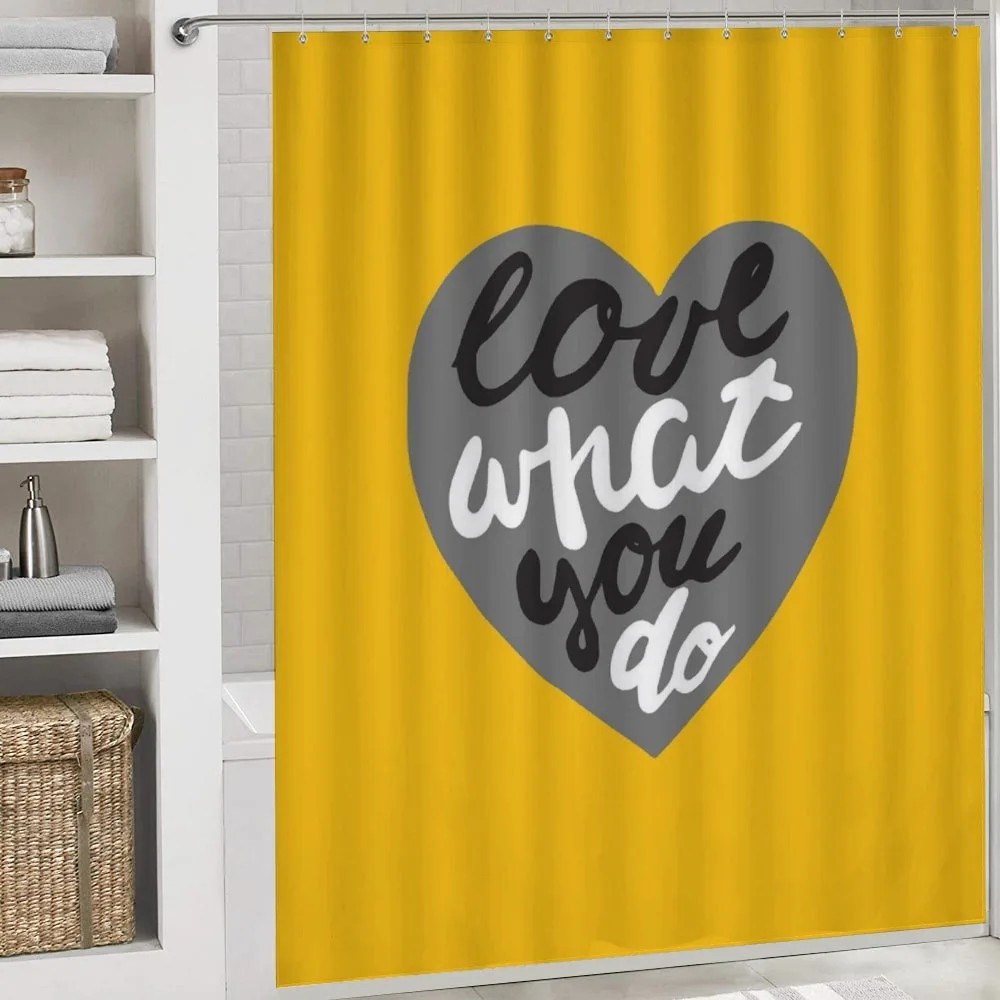 Greyscale Heart on Yellow — Detail 4