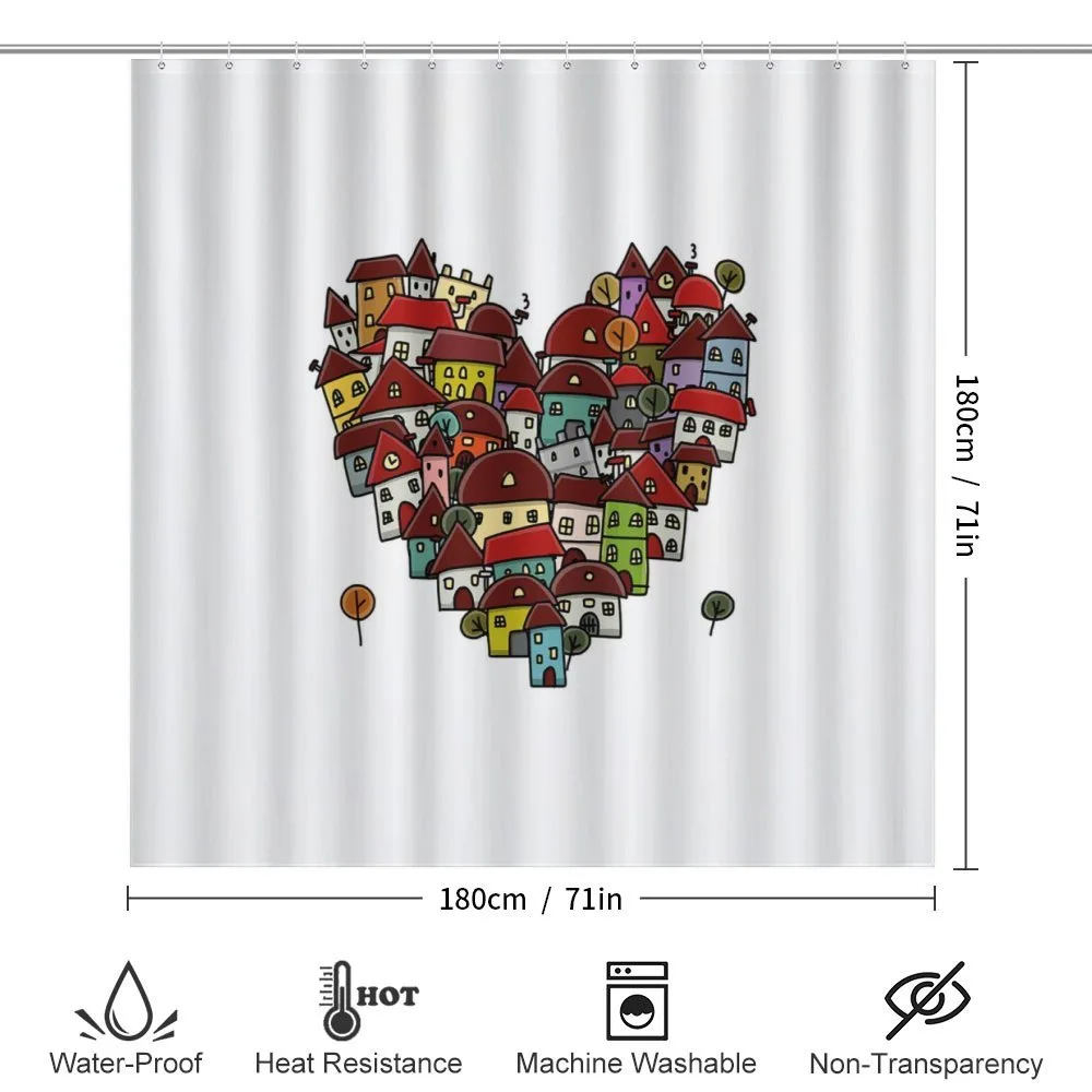 Heart Shaped Buildings — Detail 2