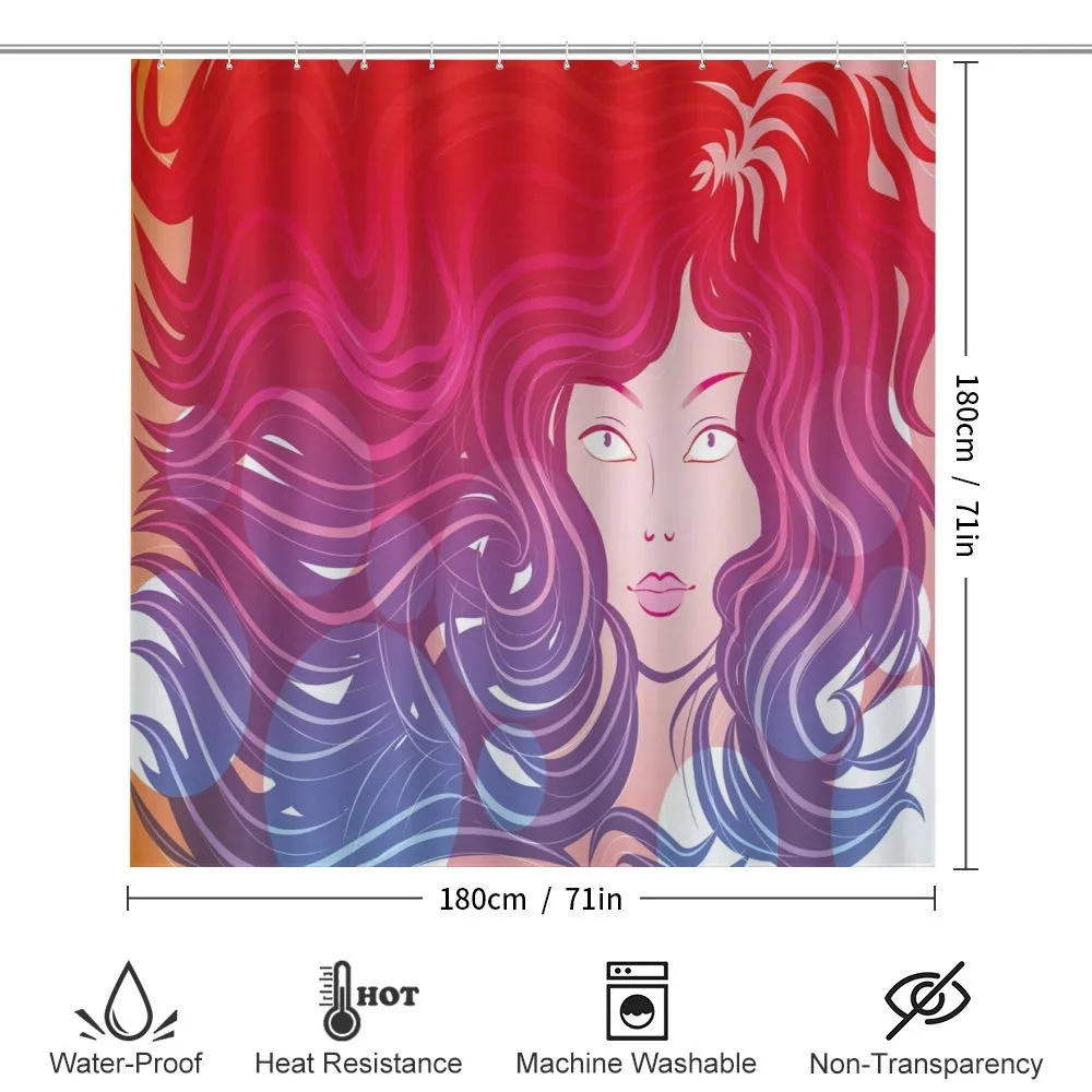Little Mermaid Face Hair — Detail 2