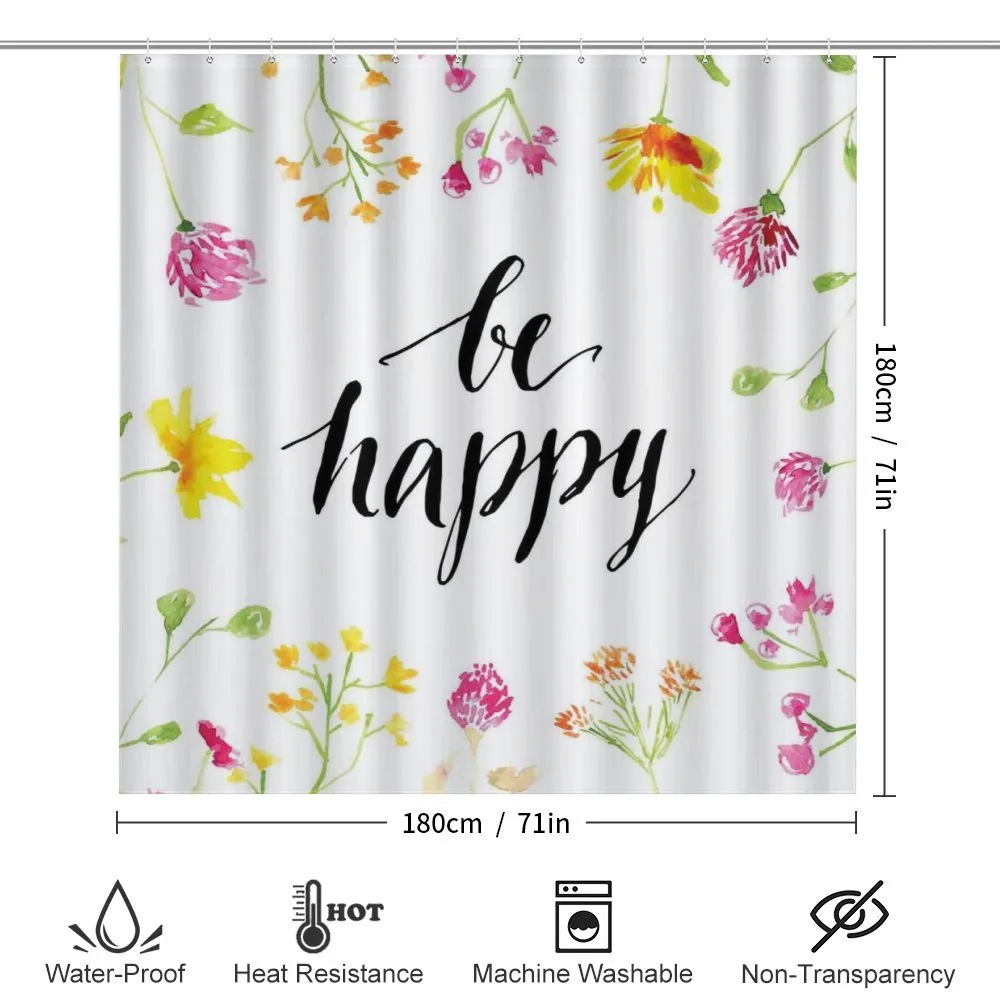 Positive Vibes Be Happy — Detail 2