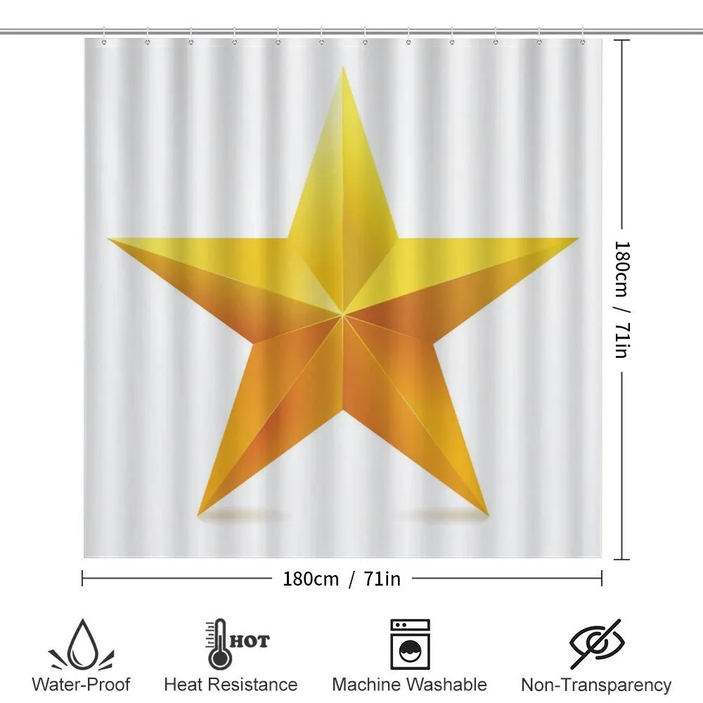 Single Yellow Ombre Star — Detail 2