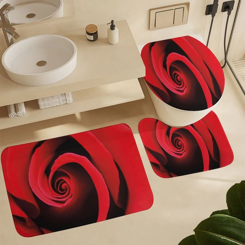 Swirled Petals Red Blossom — Detail 5