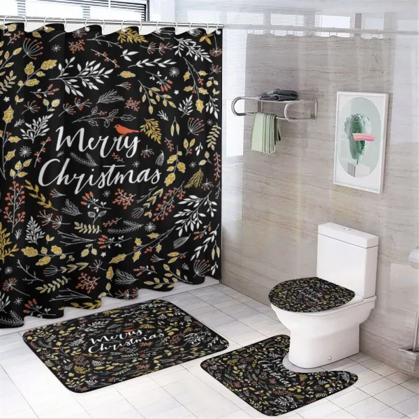 Tender Florets on a shower curtain
