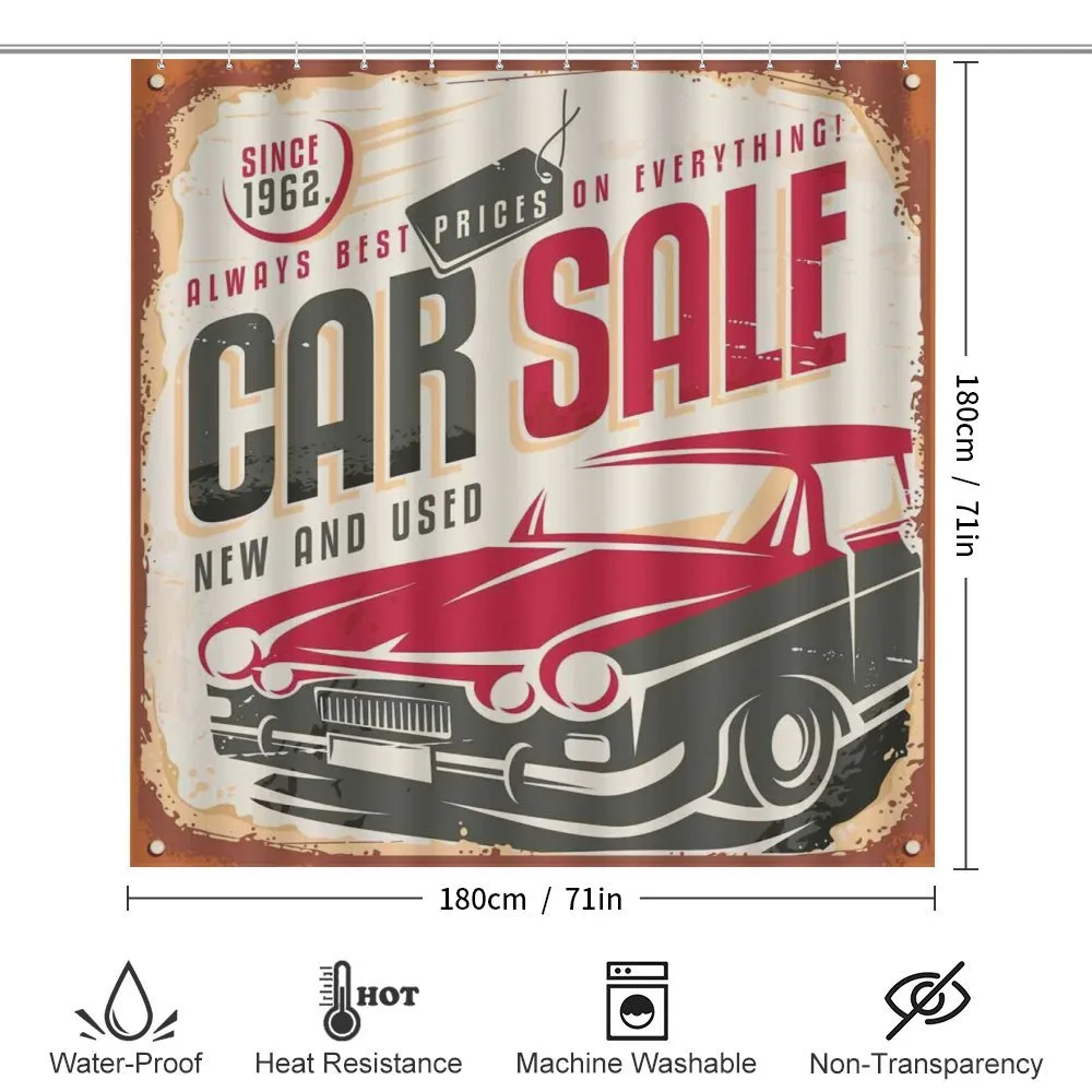 America Car Sale Sign — Detail 2