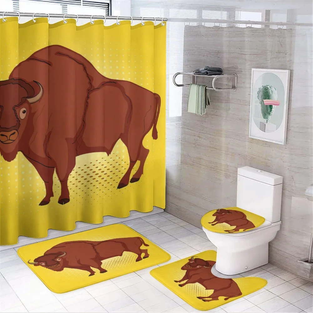Comic Book Drawn Bison — Your design