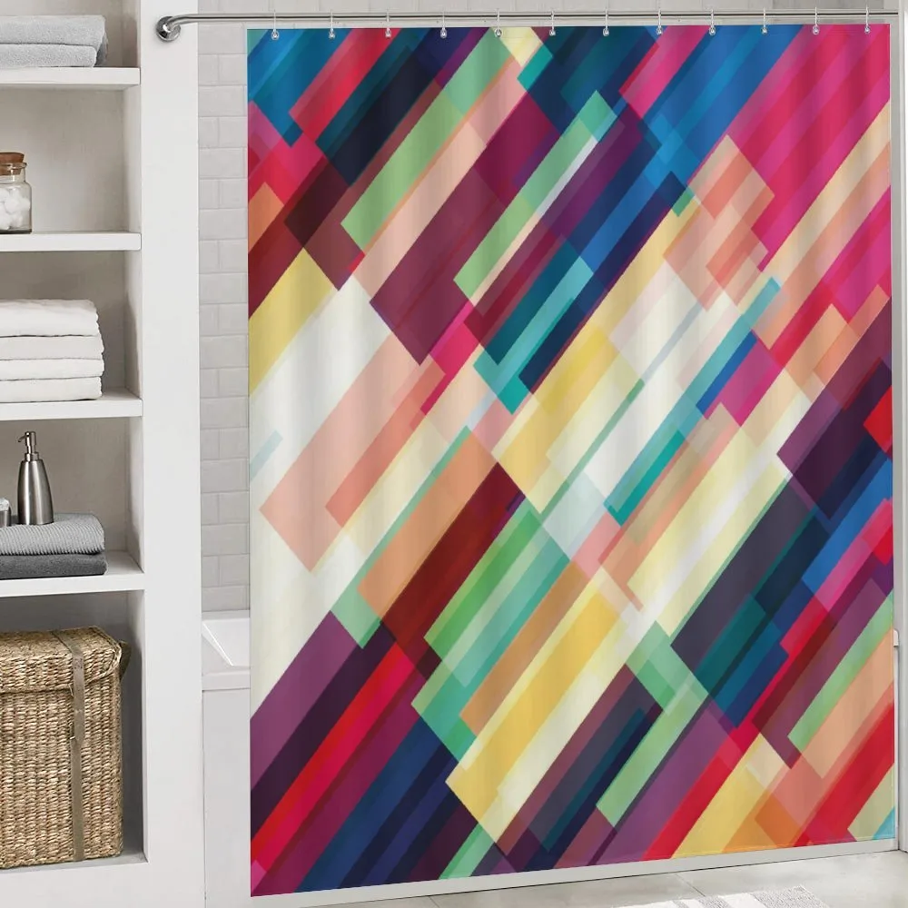 Geometric Color Lines — Detail 4