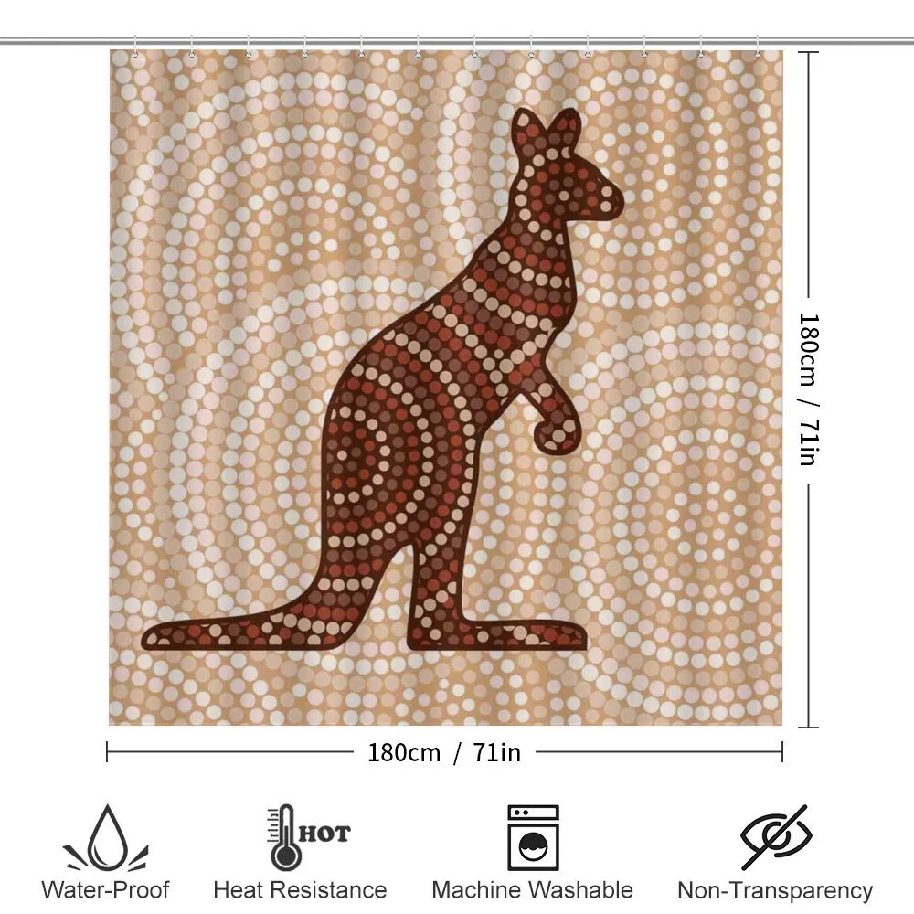 Kangaroo with Dots — Detail 2