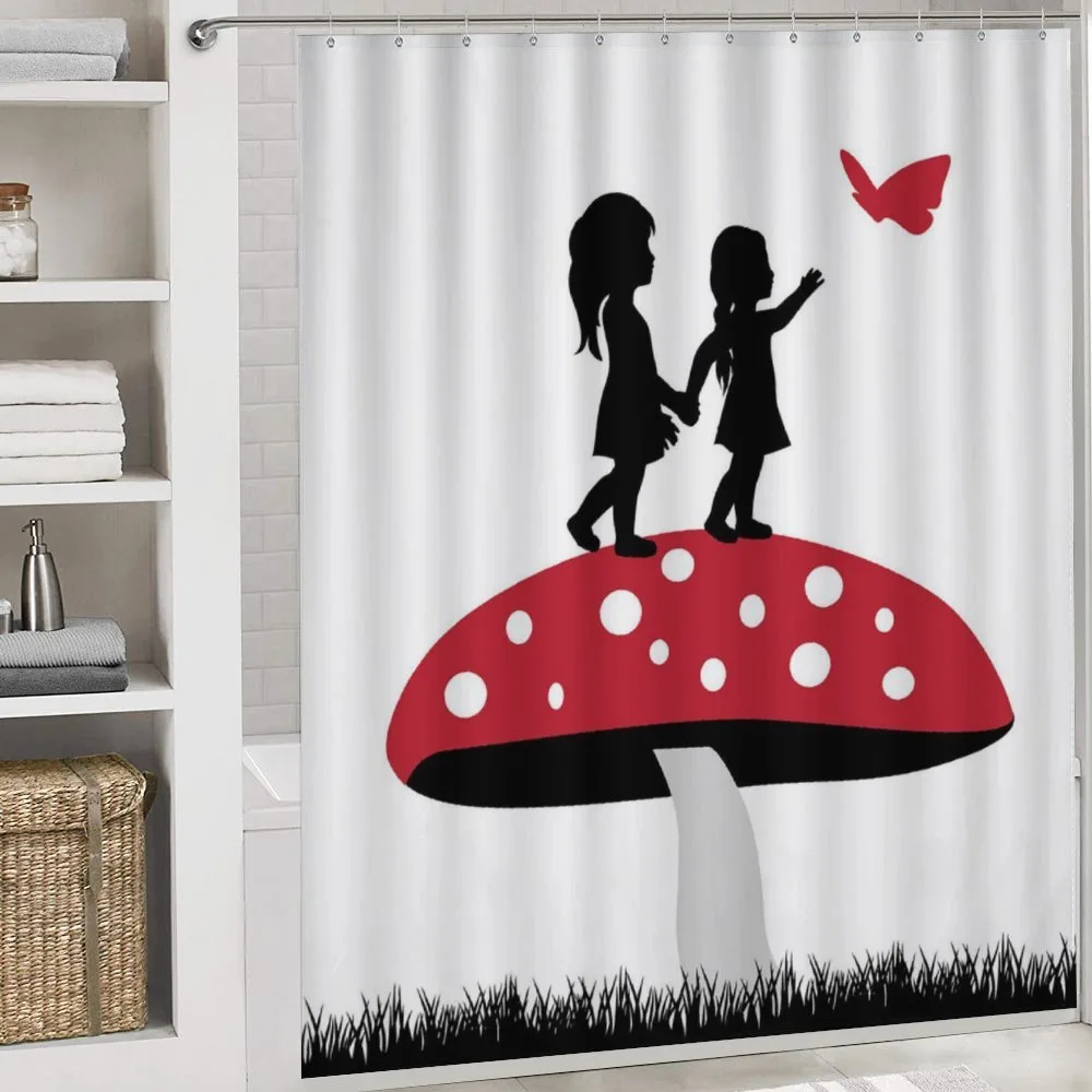 Little Girls on Toadstool — Detail 4