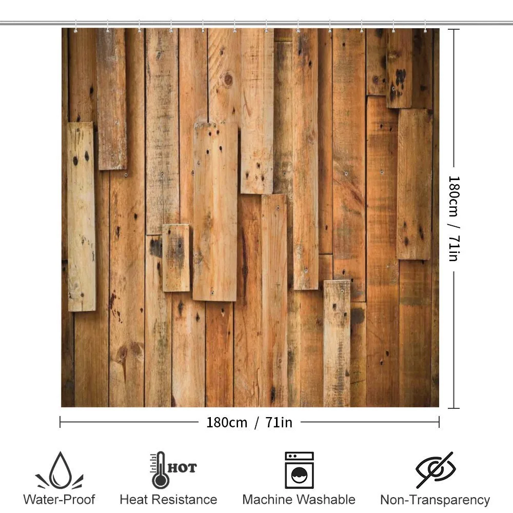 Lodge Wall Planks Print — Detail 2
