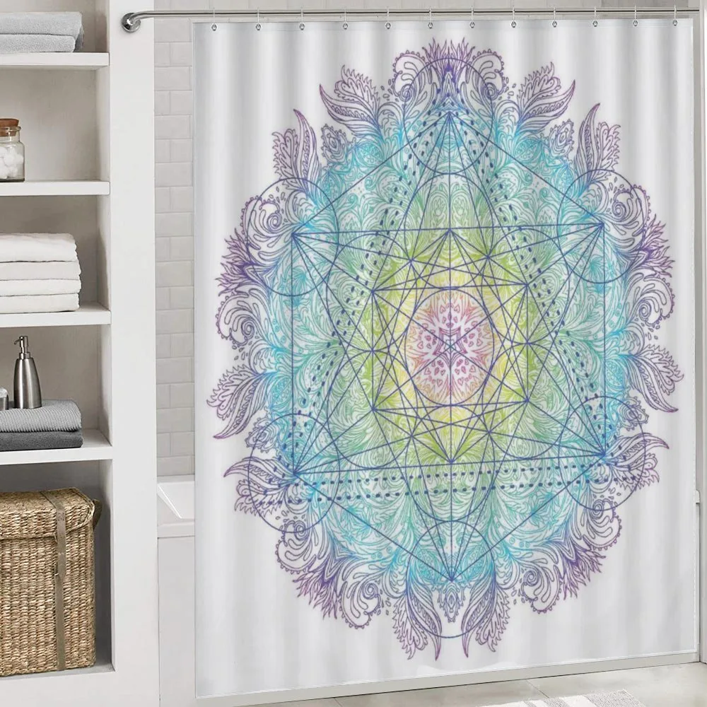 Metatron Cube on a Mandala — Detail 4