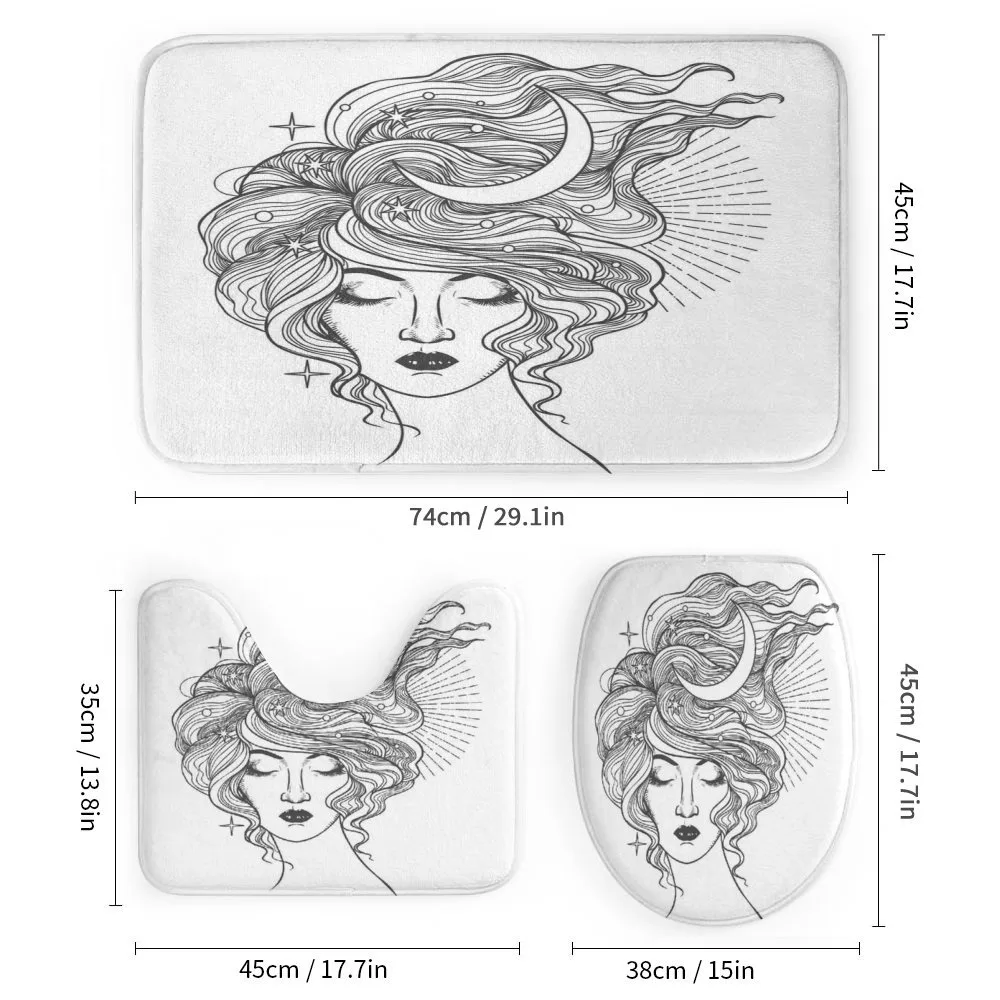 Modern Woman Starry Hair — Detail 1