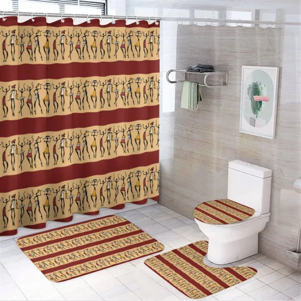 Native Culture on a shower curtain