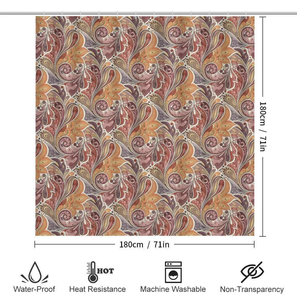 Paisley Leaf Pattern — Detail 2