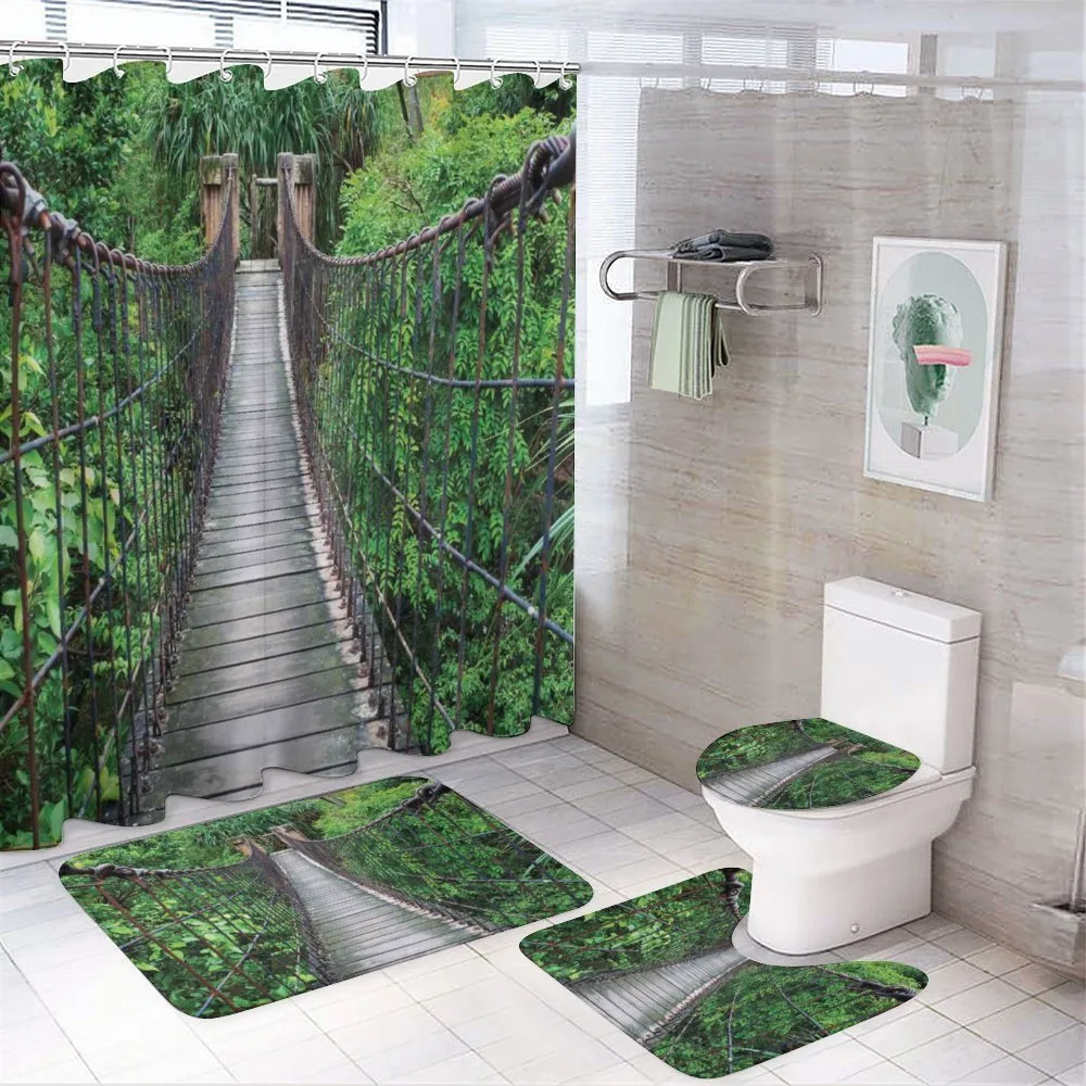 Rope Bridge in a Rainforest — Your design