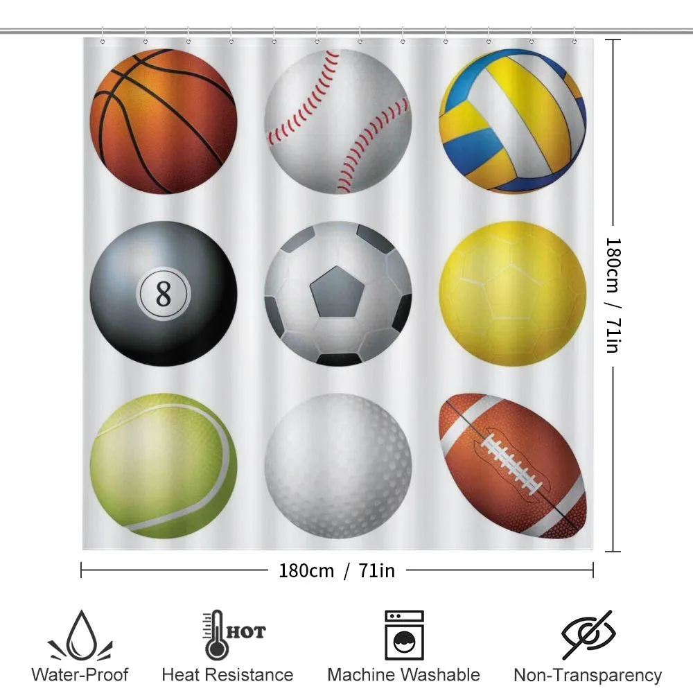 Sports Balls Pattern — Detail 2
